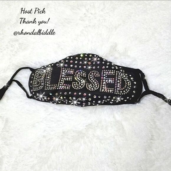 Crystal Designer Blessed Facemask - Picture 2 of 5